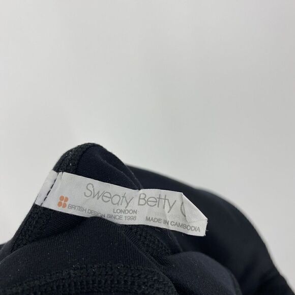 Sweaty Betty Leggings Size Small Womens Blue Palm Leaf Print Crop High Rise - Picture 6 of 7